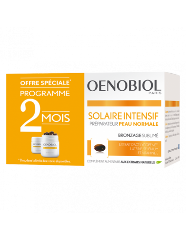 Oenobiol Solaire Intense Peau Sensible 2 mois
