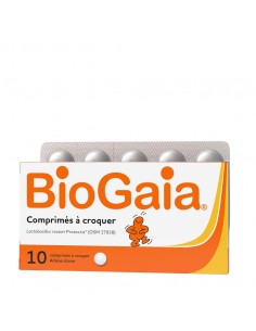 BIOGAIA Probiotique Comprimé à Croquer Citron x10