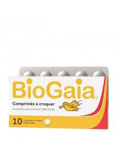 BIOGAIA Probiotique Comprimé à Croquer Fraise x10