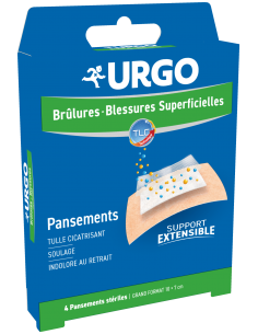 URGO BRULURES - Blessures Superficielles 10 x 7 cm