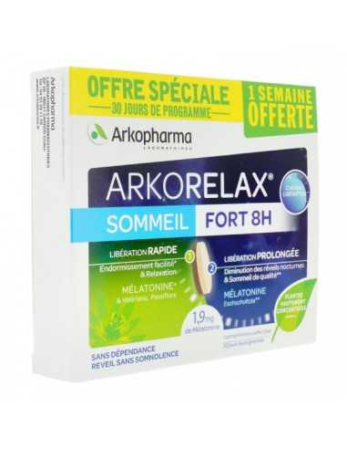 ARKORELAX Sommeil Fort 8H - Complément alimentaire pour mieux dormir-Boîte bleue et verte