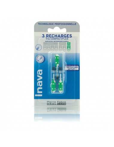 INAVA Recharge brossettes interdentaires Vertes 2.2mm