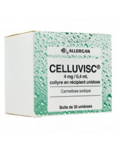CELLUVISC Collyre 4mg/0,4 ml