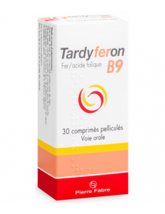 TARDYFERON B9-Boîte blanche et touche de rouge et jaune