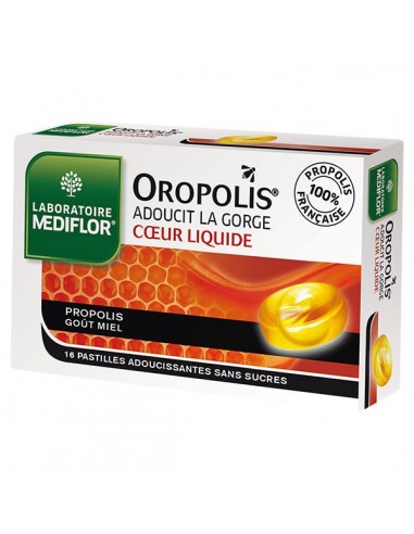 OROPOLIS Pastilles Coeur Liquide-Boîte blanche et orange