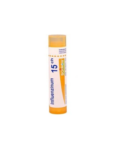 INFLUENZINUM Granules en dose 15 CH-tube jaune orangé et blanc