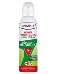 PARANIX Répulsif Anti-Moustiques Zones Tropiques et Zones Infestées 125ml