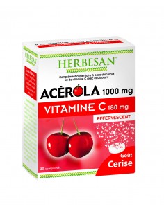 HERBESAN Acérola 1000 vitamine C effervescent