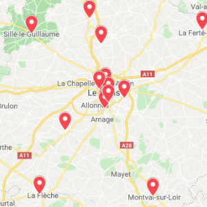 Centres de vaccination COVID-19 en Sarthe (72)